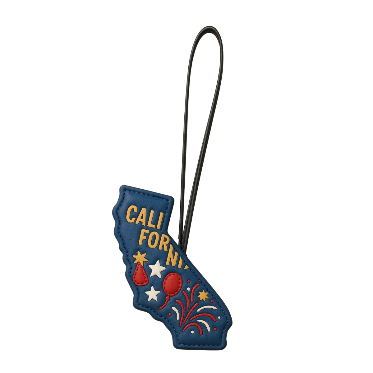 Souvenirs from California – Custom California Leather Bag Charm Wholesale